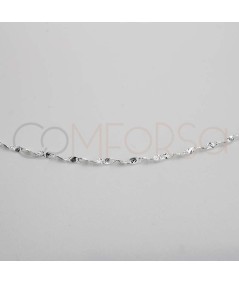 Bracelet twist martelé argent 925 plaqué or