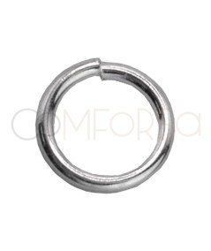 Anneau ouvert 6 mm argent 925