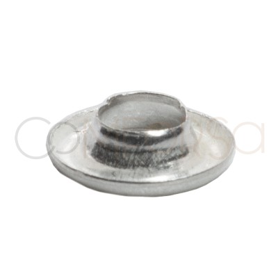 Bouchon pour fimo 9 mm argent 925