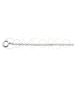 Ras-de-cou avec intercalaire de zircone crystal argent 925