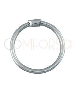 Anneau magique 18 mm argent 925 plaqué or