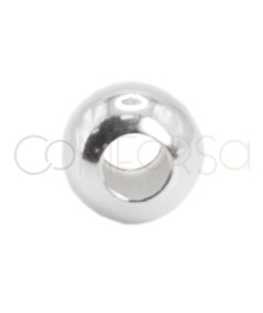 Boule 4 mm (1.8) argent 925 plaqué or rose