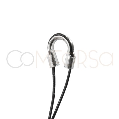 Cache fil 5.4 x 4 mm argent 925
