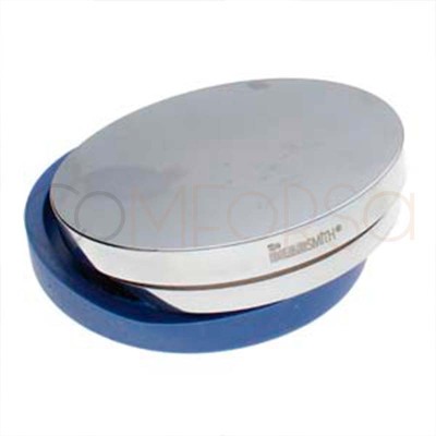 Bloc de support rond en acier pour l'emboutissage du métal 7,6 x 1,9 cm