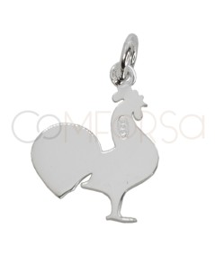 Gravure + Pendentif Le Coq 11.6 x 16mm argent 925