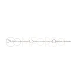Bracelet Twisted Rope 16 + 4cm argent 925