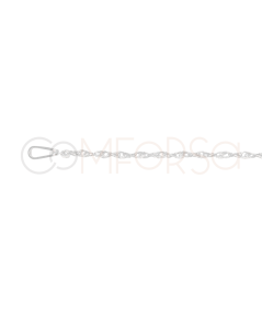 Chaîne Twisted Rope 40cm argent 925