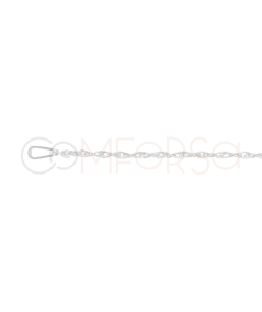 Chaîne Twisted Rope 45cm argent 925