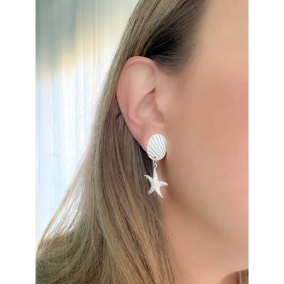 Boucles d'oreilles ovales 18 x 14mm argent 925