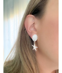 Boucles d'oreilles ovales 18 x 14mm argent 925