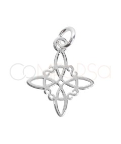 Pendentif nœud celtique 13.3 x 13.3mm argent 925