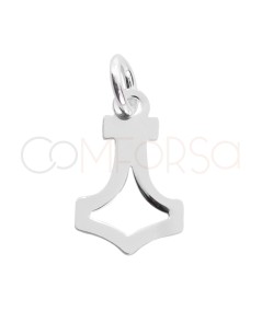 Pendentif marteau de Thor 6.8 x 10.5mm argent 925