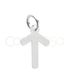 Pendentif rune Tyr 6.5 x 9.5mm argent 925