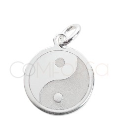 Pendentif Ying Yang 12mm argent 925