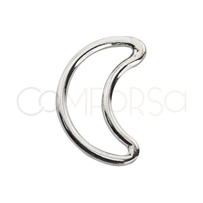 Anneau intercalaire lune 8 x 12mm argent 925