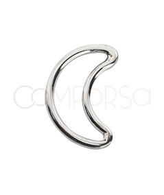 Anneau intercalaire lune 8 x 12mm argent 925