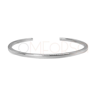 Bracelet fil carré 70mm argent 925