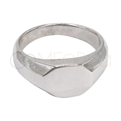 Bague chevalière 7mm argent 925