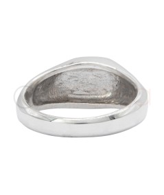 Bague chevalière 7mm argent 925