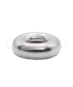 Donut 8mm avec anneau 2.7mm argent 925