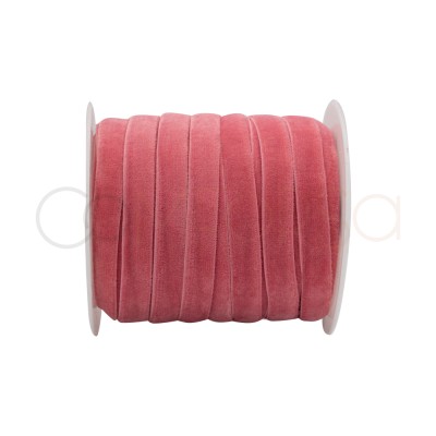 Élastique velours corail 10mm