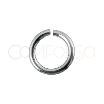 Anneau ouvert 5mm argent...