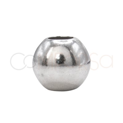 Boule 6mm argent 925 rhodié