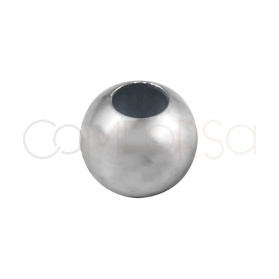 Boule 6mm argent 925 rhodié