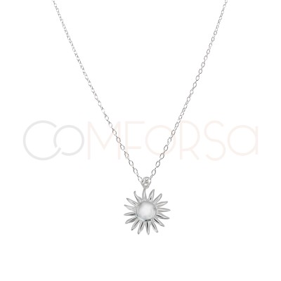 Collier soleil argent 925