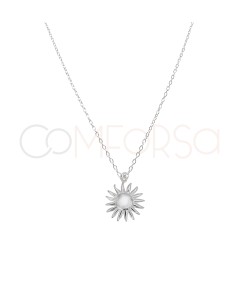 Collier soleil argent 925