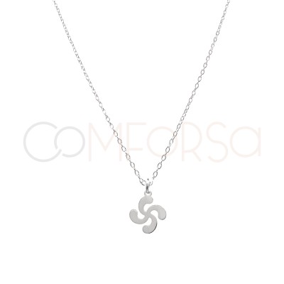 Collier Lauburu argent 925