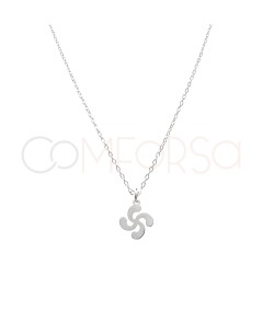 Collier Lauburu argent 925