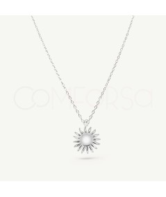 Collier soleil argent 925