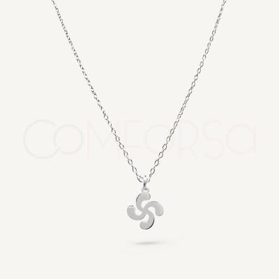 Collier Lauburu argent 925