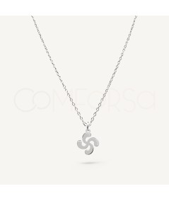 Collier Lauburu argent 925