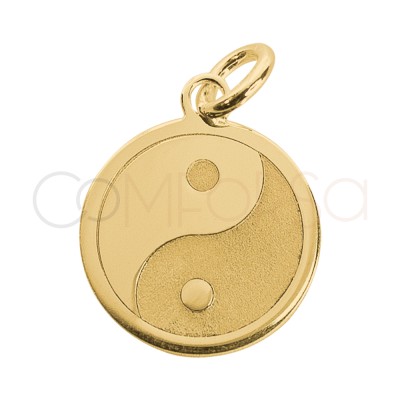 Pendentif Ying Yang 12mm argent 925