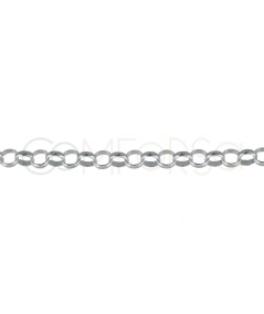 Bracelet jaseron 6.5 x 5mm argent 925