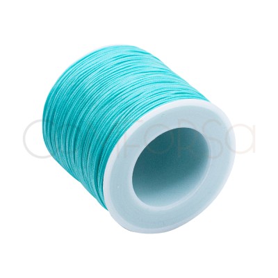 Nylon tressé vert d'eau 0,8 mm