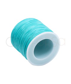 Nylon tressé vert d'eau 0,8 mm