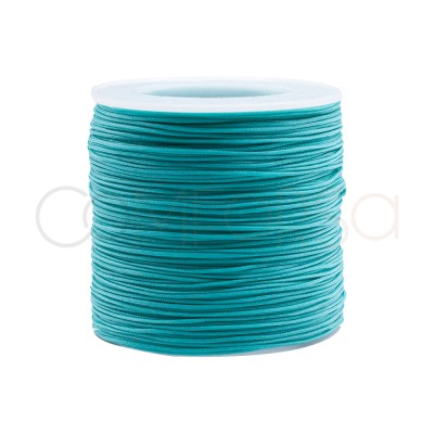 Nylon tressé vert d'eau 0,8 mm