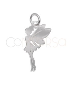 Pendentif fée Titania 9,5 x 19 mm argent 925