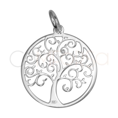 Pendentif Arbre de vie 15 mm argent 925