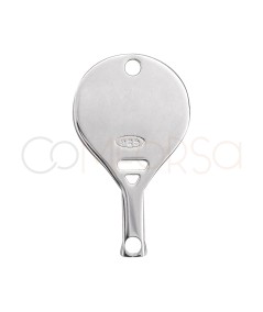 Intercalaire raquette de padel 9 x 16 mm argent 925