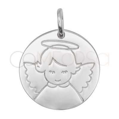 Médaille angelot avec halo...