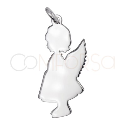 Pendentif fille avec ailes...