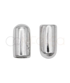 Embout tube arrondi 3 x 6 mm argent 925