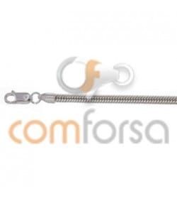 Bracelet 21cm queue de rat 3.1mm