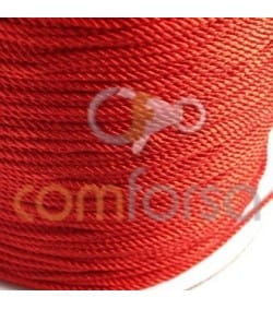 Fil coton rouge 2 mm