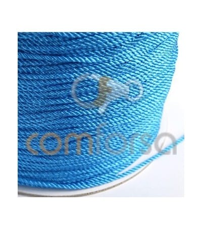 Fil coton bleu 2 mm