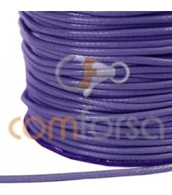 Cordon ciré 1,2 mm violet